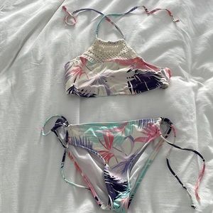 Surf shop kids halter bikini